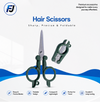 Hair Scissors – Sharp, Precise & Foldable Professional Grooming Scissors for Travel & Home Use