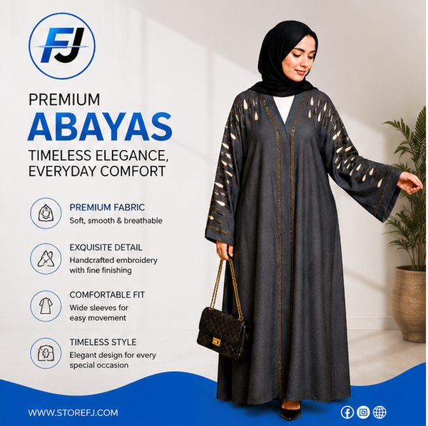 Premium Abayas – Timeless Elegance, Everyday Comfort