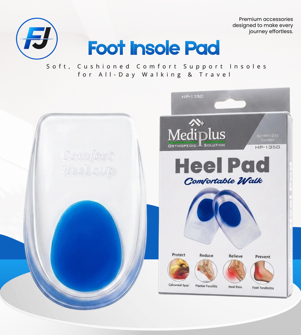 Foot Insole Pad – Soft, Cushioned Comfort Support Insoles for All-Day Walking & Travel