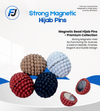 Strong Magnetic Hijab Pins – Pinhole-Free, Safe & Quick Snap-On Design in Seconds