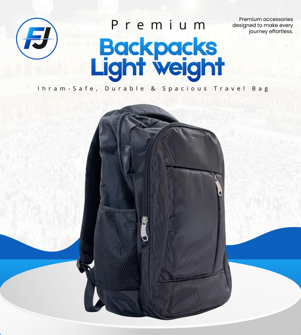 Backpack for Hajj & Umrah – Spacious, Durable & Easy to Carry