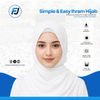 Simple & Easy Ihram Hijab for Hajj & Umrah – Elegant Lace Design for Comfort & Modesty