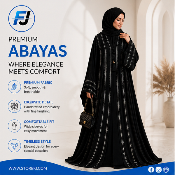 Modest Fashion Redefined with Premium Abayas