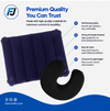 Intex Inflatable Air Pillow – Soft, Portable Headrest for Travel, Hajj, Camping & Everyday Comfort