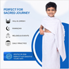 Button & Elastic Ihram for Baby Boys – Soft Stitched, Secure Fit & Comfortable Wear