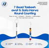 7-Bead Tasbeeh – Easy Round Counter for Tawaf, Safa & Marwa Tracking | Compact Islamic Prayer Beads