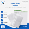 Paper Soap Sheets – Fragrance-Free Pocket-Sized Disposable Travel Soap (10 Sheets Per Pack) for On-the-Go Hygiene