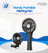 Portable Misting Fan – Rechargeable Fine Mist Cooling Fan for Hajj, Umrah & Travel | Lightweight & Cordless Use