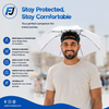 Head Umbrella for Adults & Kids – Hands-Free Adjustable Sun & Rain Protection for Travel & Outdoor Use