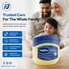 Vaseline Petroleum Jelly Original 50ml – Dermatologist-Approved Skin Protection & Deep Moisture Care for Dry Skin