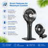 Portable Misting Fan – Rechargeable Fine Mist Cooling Fan for Hajj, Umrah & Travel | Lightweight & Cordless Use