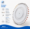 Hijab Pins – 40 Elegant Pearl Pins on Wheel | Never Lose Pins or Mix Up Colors Again