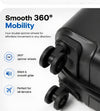 Lightweight 4-Wheel Suitcase (24”) – Spacious 26kg Capacity, Durable Build & Smooth Travel Comfort with Free Shipping