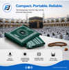 **Pocket Size Travel Prayer Mat – Ultra-Light, Foldable & Waterproof with Built-In Compass for Easy Qibla Direction**