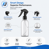 Water Spray Bottle – Fine Mist Mist Sprayer for Hajj, Travel & Summer Cooling, Ironing, Cleaning & Hair Styling | 100ml & 300ml Refillable Bottles