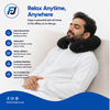 Intex Inflatable Air Pillow – Soft, Portable Headrest for Travel, Hajj, Camping & Everyday Comfort