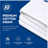 Premium Men's Cotton Ihram with Buttons – Breathable Comfort, Secure Fit & Shariah-Compliant Design 🕋