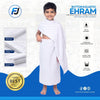 Button & Elastic Ihram for Baby Boys – Soft Stitched, Secure Fit & Comfortable Wear