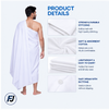 Premium Men's Cotton Ihram with Buttons – Breathable Comfort, Secure Fit & Shariah-Compliant Design 🕋